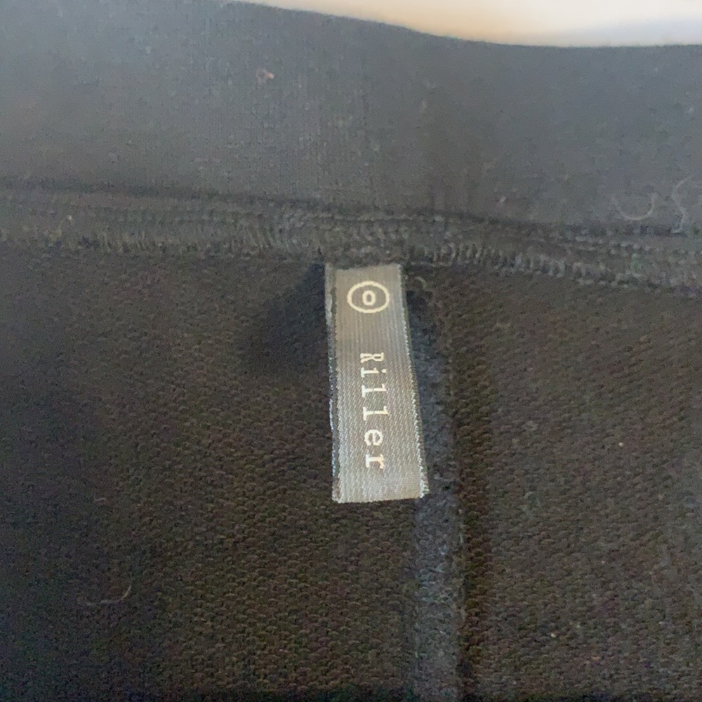 RILLER & FOUNT black fringe mini skirt - Picture 8 of 8